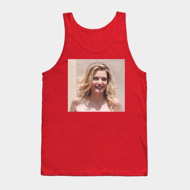 Michelle Pfeiffer Hollywood Walk 2 Tank Top by paulbritphoto